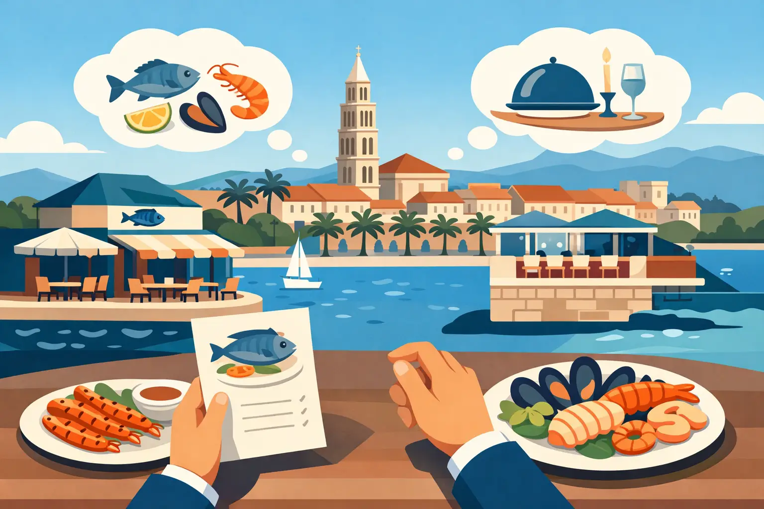 Choosing an Adriatic Seafood Restaurant in Split