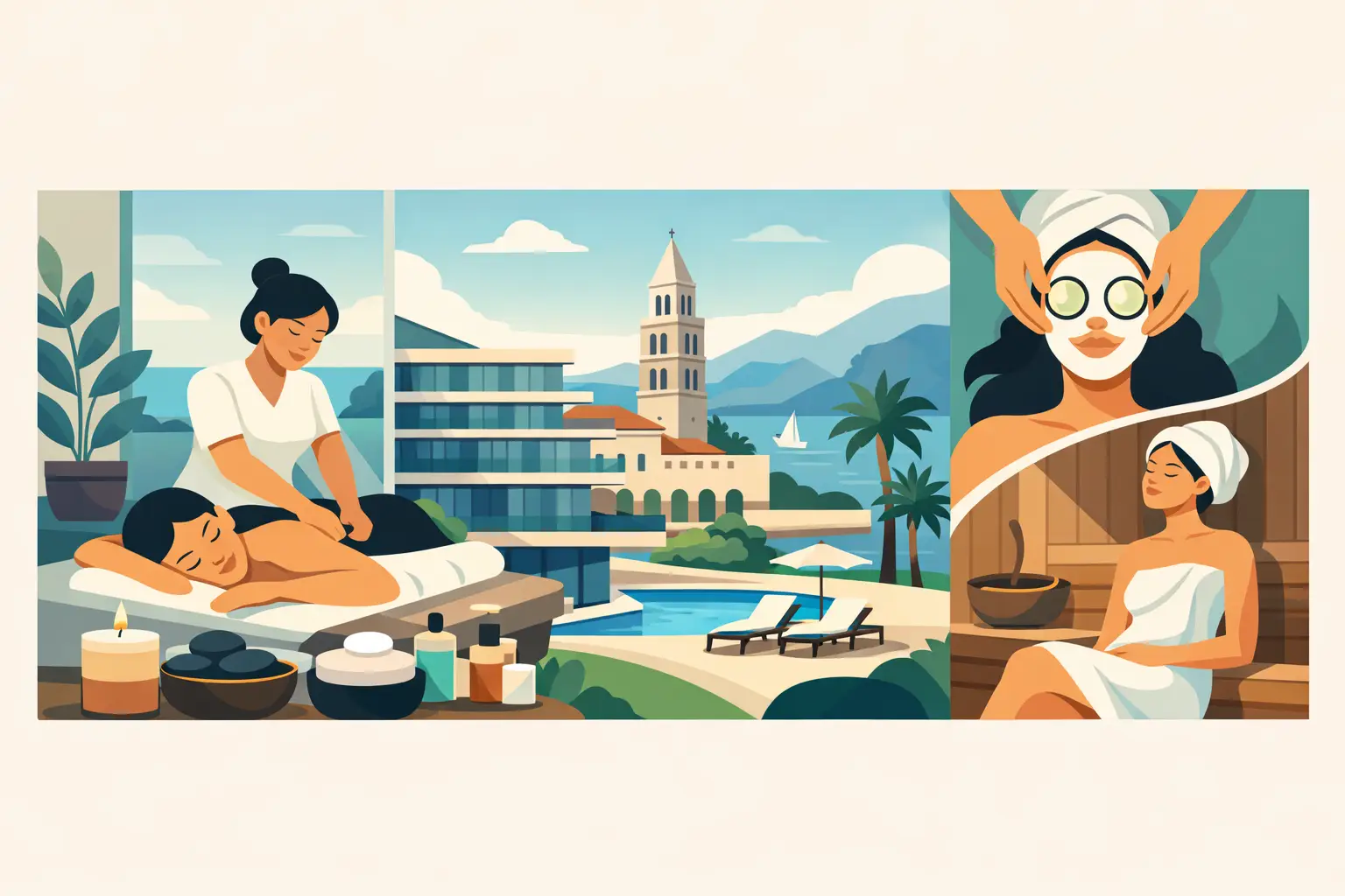 Wellness Treatments at a Split Hotel in the Center